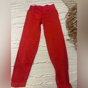 PINK Victoria's Secret Red Leggings